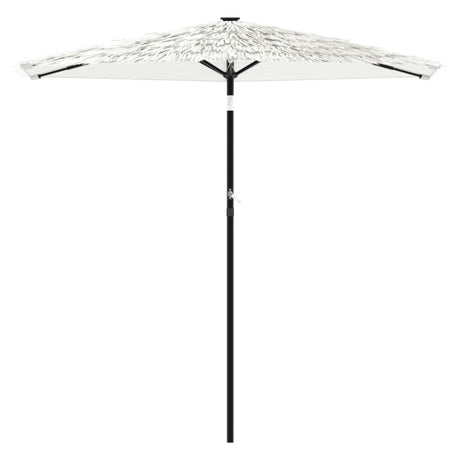 Vidaxx parasol med stålstang 268x268x226 cm hvid
