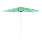 Vidaxx parasol med stålstang 288x288x225 cm grøn