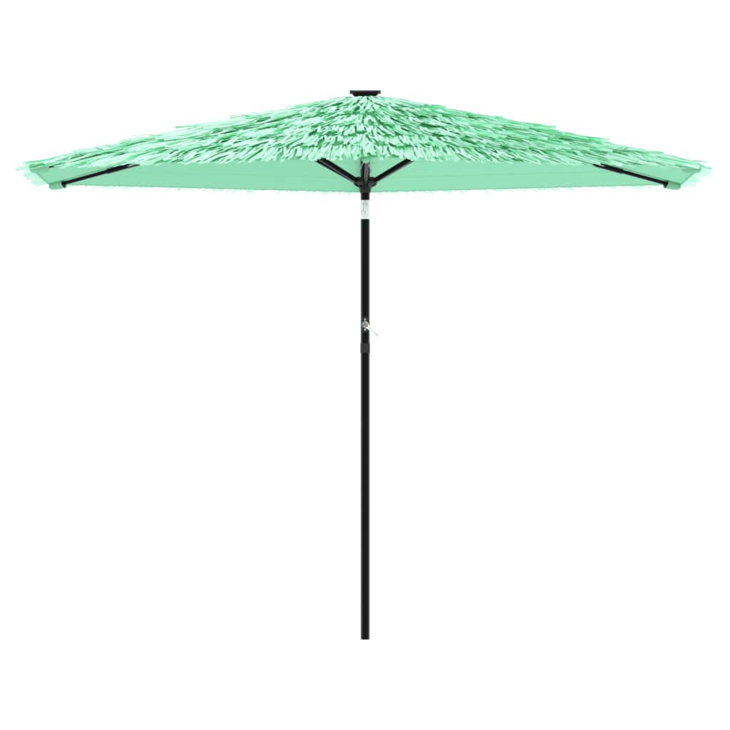 Vidaxx parasol med stålstang 288x288x225 cm grøn