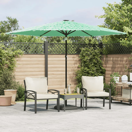 Vidaxx parasol med stålstang 288x288x225 cm grøn