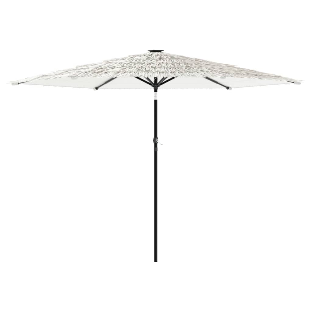Vidaxx parasol med stålstang 288x288x225 cm hvid