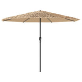 Vidaxx parasol med stålstang 324x324x247 cm brun
