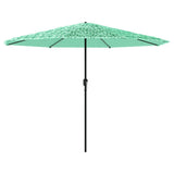 Vidaxx parasol med stålstang 324x324x247 cm grøn