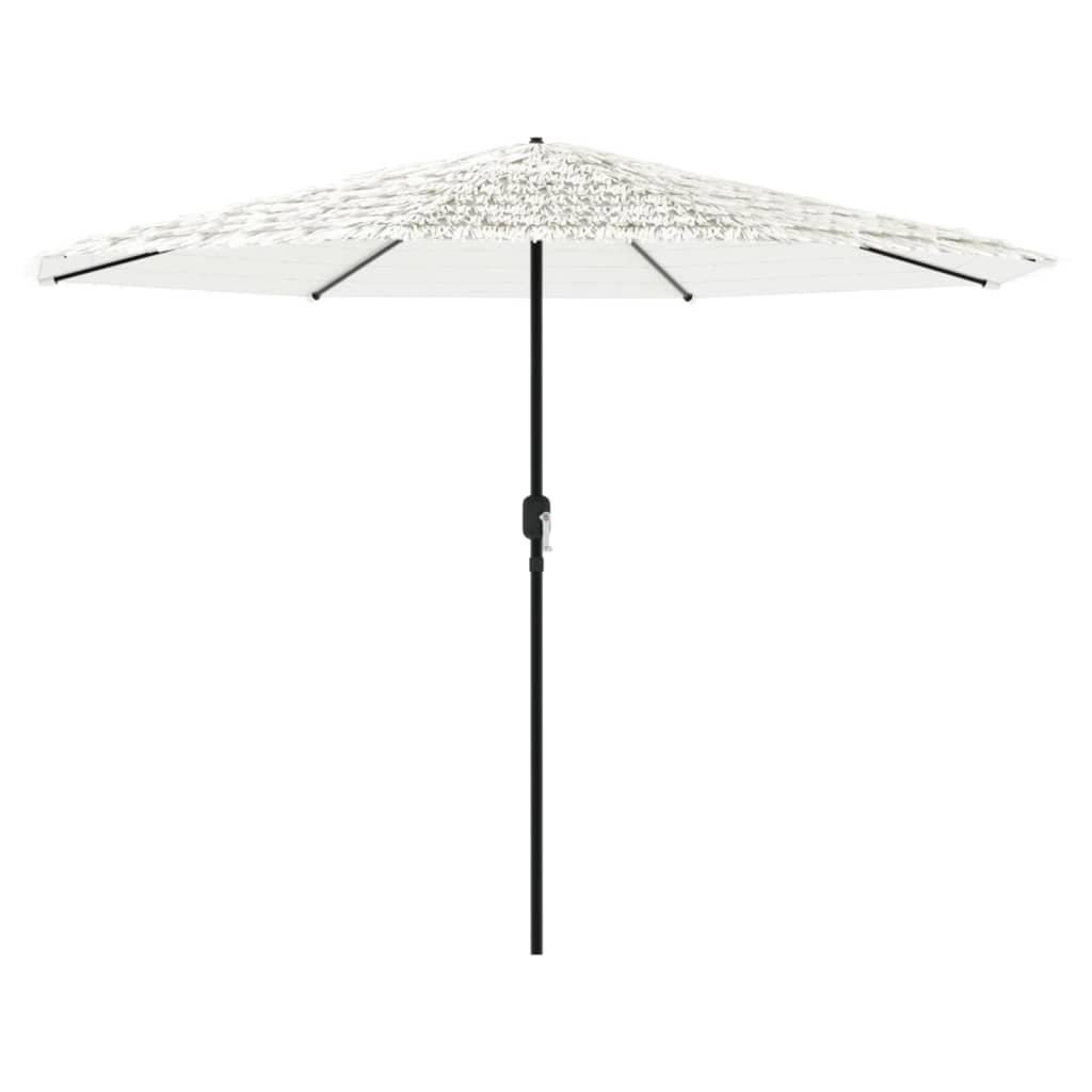Vidaxx parasol med stålstang 324x324x247 cm hvid