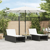 Vidaxx parasol med stålstang 324x324x247 cm hvid