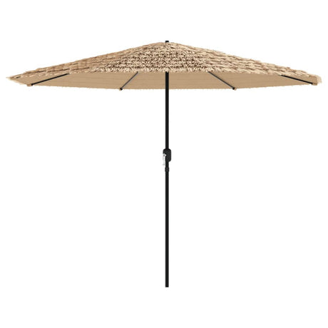 VidaXL parasol med stålstang 388x388x248 cm brun