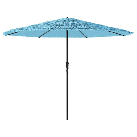 VidaXL parasol med stålstang 388x388x248 cm blå