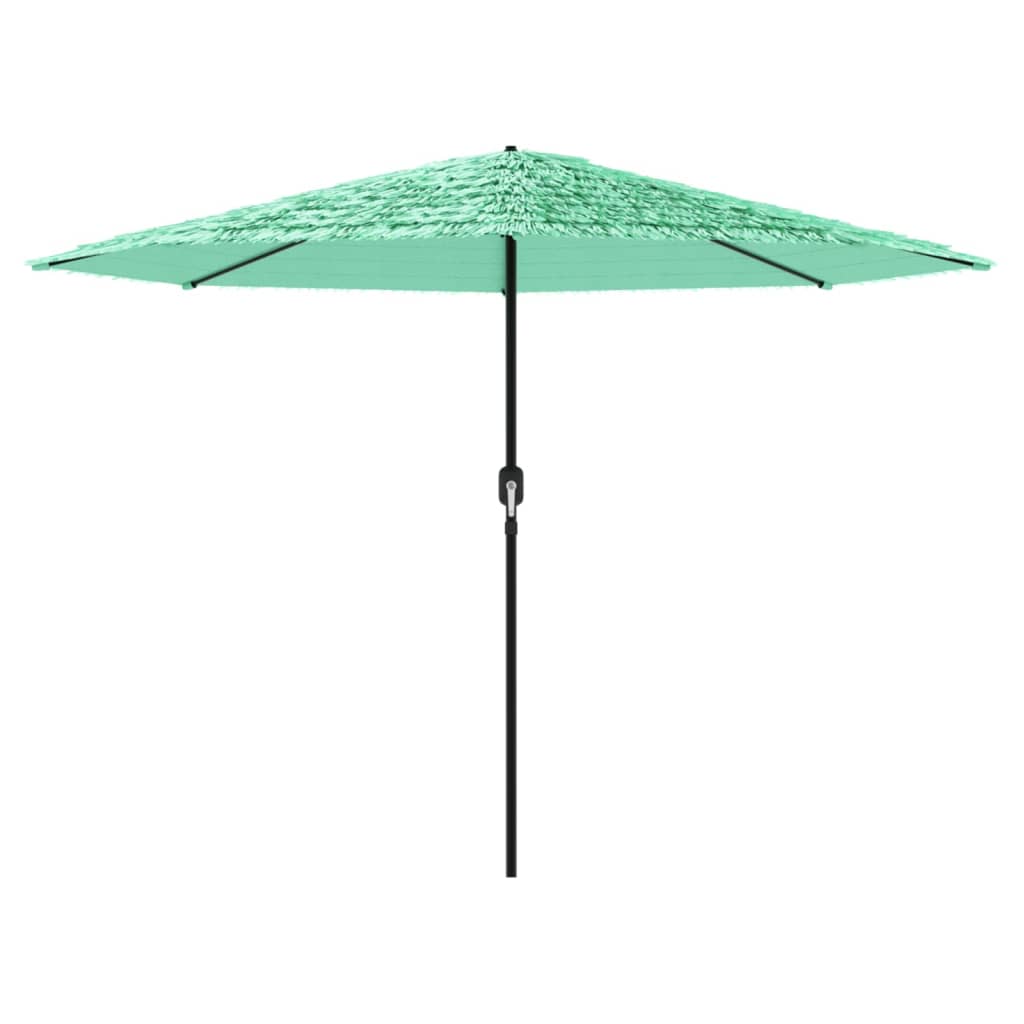 Vidaxx parasol med stålstang 388x388x248 cm grøn