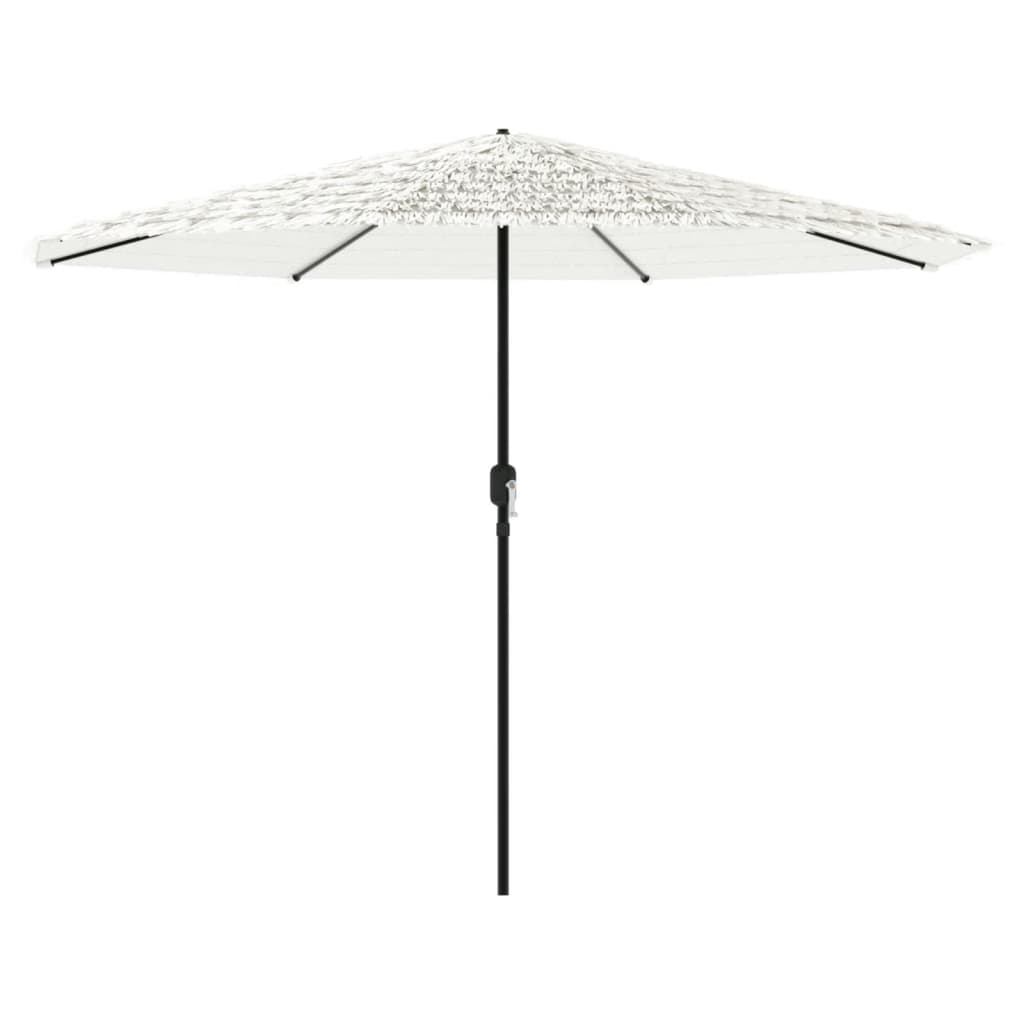 Vidaxx parasol med stålstang 388x388x248 cm hvid