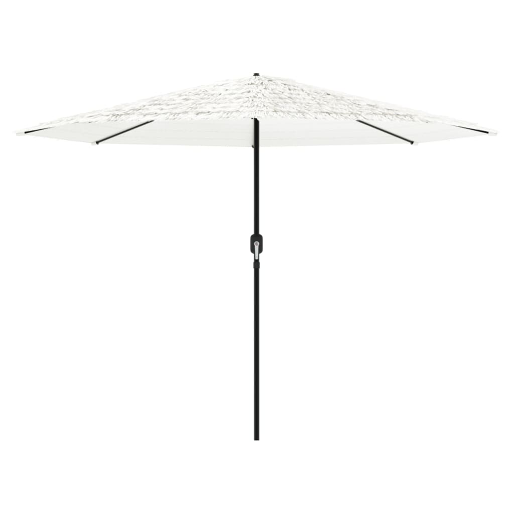 Vidaxx parasol med stålstang 388x388x248 cm hvid