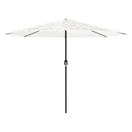 Vidaxx parasol med stålstang 388x388x248 cm hvid