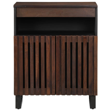 Vidaxl dressoir 60x34x75 cm massief mangohout bruin