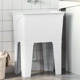 Vidaxx vaskekar 59x41x75 cm harpiks hvid