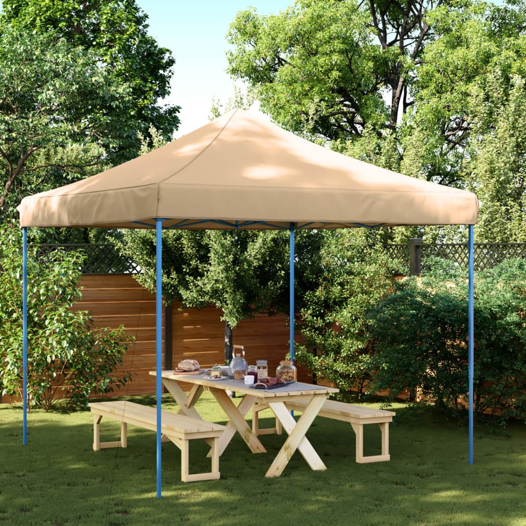 VidaXL partytelt foldbart pop-up 292x292x315 cm beige