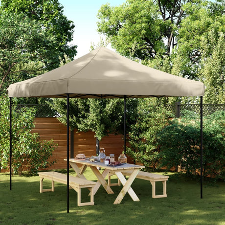 VidaXL partytelt foldbart pop-up 292x292x315 cm taupe