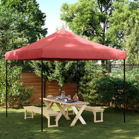 Vidaxx foldbart pop-up partytelt 292x292x315 cm bordeaux