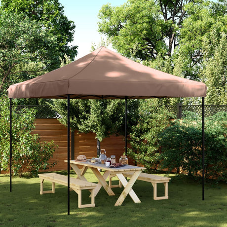 VidaXL partytelt foldbar pop-up 292x292x315 cm brun