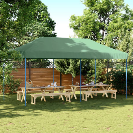 VidaXL partytelt foldbar pop-up 580x292x315 cm brun