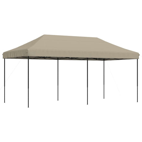 VidaXL partytelt foldbart pop-up 580x292x315 cm taupe