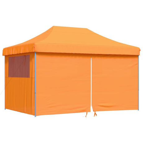 Vidaxx foldbart pop-up partytelt med 4 sidevægge orange