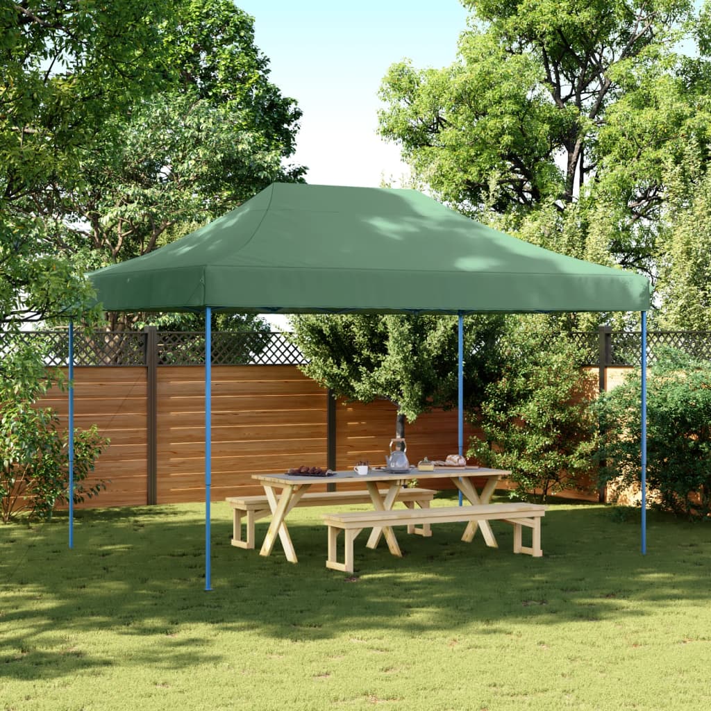 VidaXL partytelt foldbar pop-up 410x279x315 cm grøn