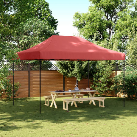 VidaXL partytelt foldbart pop-up 410x279x315 cm bordeaux