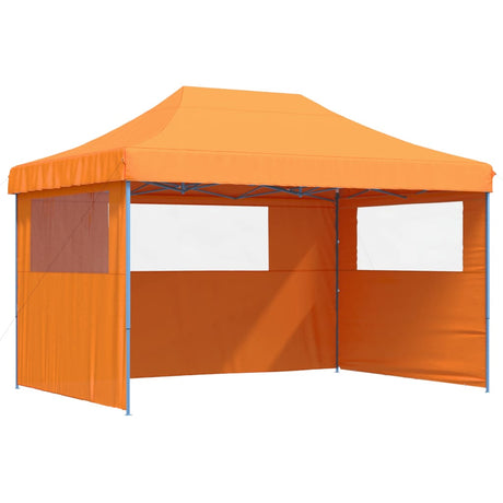 Vidaxx foldbart pop-up partytelt med 3 sidevægge orange