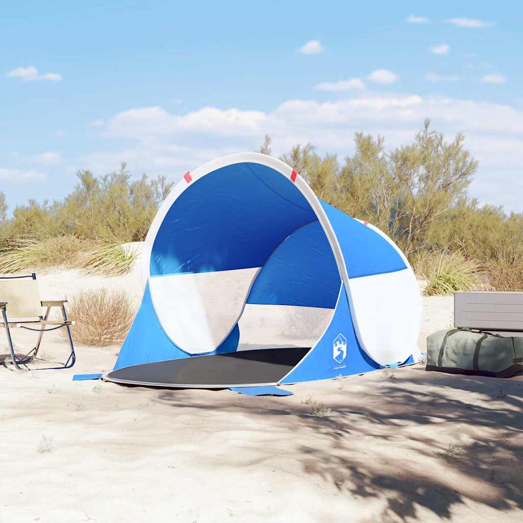 VidaXL strandtelt pop-up vandtæt azurblå