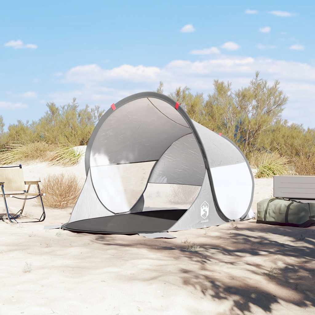 VidaXL strandtelt pop-up vandtæt grå