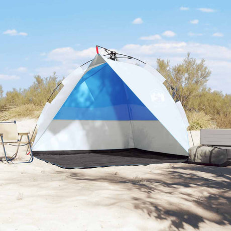 VidaXL strandtelt vandtæt quick release azurblå