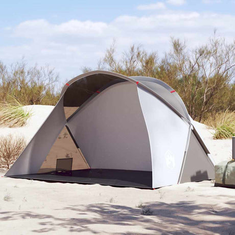 VidaXL strandtelt 2-personers pop-up vandtæt grå