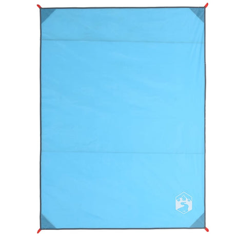 VidaXL picnic tæppe med pinde 205x155 cm blå