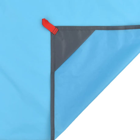 VidaXL picnic tæppe med pinde 205x155 cm blå