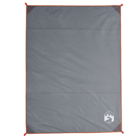 Vidaxx picnictæppe med pinde 205x155 cm grå og orange