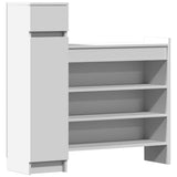 Vidaxx skoskab 100,5x28x100 cm konstrueret træ hvid