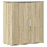 Vidaxl dressoir 60x31x70 cm bewerkt hout sonoma eikenkleurig