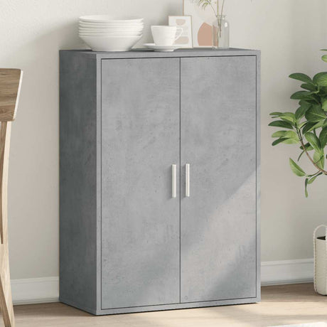 Vidaxl dressoir 60x31x84 cm bewerkt hout betongrijs