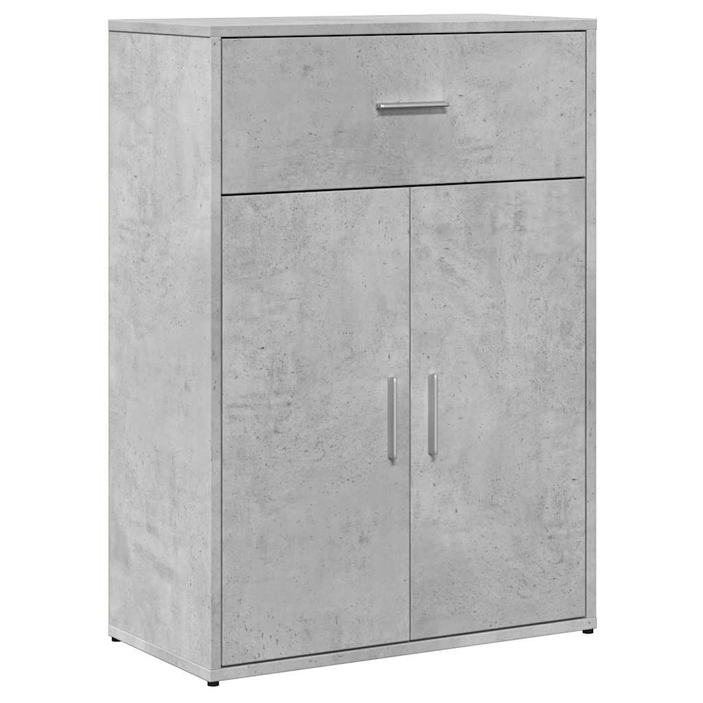 Vidaxl dressoir 60x30x84 cm bewerkt hout betongrijs