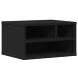 VidaXL Printerskab 40x32x22,5 cm færdig træ sort