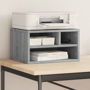 VidaXL printerskab 40x32x22,5 cm forarbejdet træ gråt sonoma eg