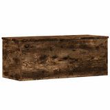 Vidaxl opbergbox 90x35x35 cm bewerkt hout gerookt eikenkleurig