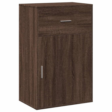 Vidaxl opbergkast 56,5x39x90 cm bewerkt hout bruin eikenkleurig