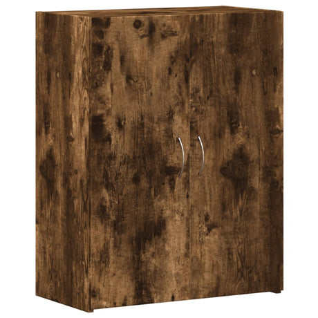 Vidaxl archiefkast 60x32x77,5 cm bewerkt hout gerookt eikenkleurig