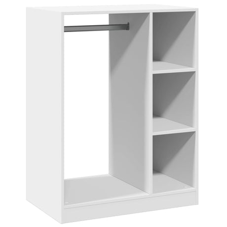 Vidaxx garderobe 77x48x102 cm konstrueret træ hvid