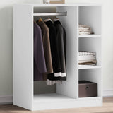 Vidaxx garderobe 77x48x102 cm konstrueret træ hvid