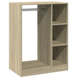 Vidaxxl garderobe 77x48x102 cm konstrueret træ sonoma eg farvet
