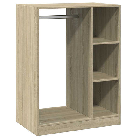 Vidaxxl garderobe 77x48x102 cm konstrueret træ sonoma eg farvet