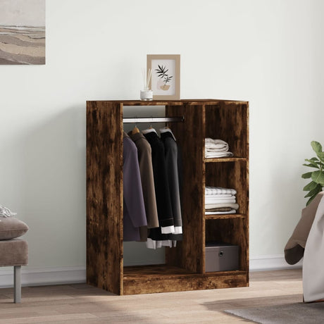 Vidaxx garderobeskab 77x48x102 cm forarbejdet træ, røget eg