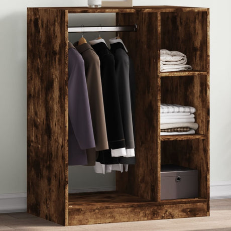 Vidaxx garderobeskab 77x48x102 cm forarbejdet træ, røget eg