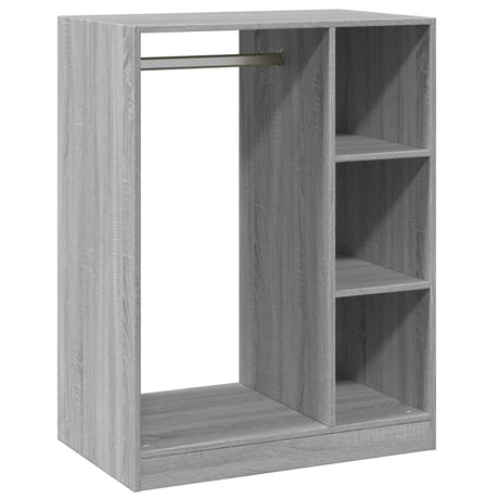 Vidaxx garderobeskab 77x48x102 cm konstrueret træ grå sonoma eg
